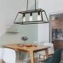 ELUZE 3-Light Farmhouse Chandeliers, Rustic Kitchen Island Lighting, Vintage Oil Rubbed Bronze Pendant Light Fixtures for Foyer Living Room, Kitchen Island, Dining Room, Bedroom