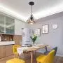 Pendant Light Vintage Style,Hanging lamp Black Light Hallway Industrial Lighting Fixtures Chandeliers for Dining Rooms Bedroom Kitchen Island Entryway