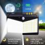 Solar Light Outdoor 208 LED, 3 Modes Wireless Motion Sensor Light Solar Powered Security Night Flood Lights IP65 Waterproof with 270°Wide Angle for Patio Yard Deck Garden Porch (2pack)