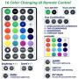 LED Rope Lights Outdoor 16 Colors , 33ft 100 LED Fairy String Lights, Changing Twinkle Lights with Remote USB Powered,Waterproof Clear Tube LED Rope Lights for Wedding,Garden,Party, Christmas Tree