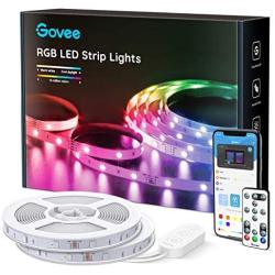 Govee 65.6 Feet RGB Led Light Strip, App Control, Music Mode for Room, Kitchen, Ceiling, Party