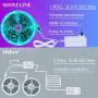 LED Strip Lights 32.8ft, 1 Roll RGB Led Lights 5050 LEDs Rope Light Strip Kit with 44 Key Remote Control and 24V Power Supply LED Tiktok Lights for Bedroom, Room, Kitchen, Home Decor
