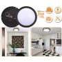 Cloudy Bay LED Flush Mount Ceiling Light,10 inch,17W(120W Equivalent) Dimmable 1050lm,3000K Warm White,Oil Rubbed Bronze Round Lighting Fixture for Kitchen,Hallway,Bathroom,Stairwell, ETL/JA8