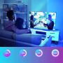 65.6FT LED Strip Light,RUISHINE Ultra-Long 20M RGB LED Light Strip Sync to Music,600 LEDs Flexible Color Changing Rope Lights with 44 Keys Remote for Party, Bedroom and Home Decoration