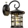Upgrade Dusk to Dawn Sensor Outdoor Wall Lantern, Exterior Wall Mount Lights and Outdoor Sconce Porch Light Fixture with E26 Socket，Anti-Rust, Waterproof, Ideal for Garage, Doorway, Barn-10.3x7.84