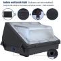 120W LED Wall Pack Light 4 Pack Dusk to Dawn with Photocell 5000K Outdoor Commercial and Industrial Lighting