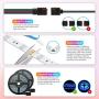 32.8ft LED Strip Lights APP Control Color Changing Rope Lights with Remote, Music Sync Built-in Mic, SMD 5050 RGB Light Strips RGB LED Strip (32.8Ft APP+Remote+Mic+3-Button Switch)