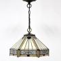 Tiffany Hanging Light W12H32 Inch Amber Stained Glass Pendant lamp 1E26 Hexagon Style S011 WERFACTORY Series Lamps Chandelier Ceiling Fixture Kitchen Island Bar Hallway Living Room Dining Room Loft Tiffany Hanging Light W12H32 Inch Amber Stained Glass Pendant lamp 1E26 Hexagon Style S011 WERFACTORY Series Lamps Chandelier Ceiling Fixture Kitchen Island Bar Hallway Living Room Dining Room Loft