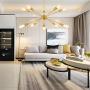 Sputnik Chandelier 10 Lights - Mobile Chandelier Lighting Fixture for Dining Room, Brushed Brass Ceiling Lighting for Bedroom,Hallway,Kitchen,Living Room
