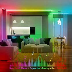 MagicColor LED Strip Lights, Lepro 16.4ft Music Sync Waterproof RGBIC Light Strip with Remote, 5050 RGB LED Lights for Bedroom, Home Decoration, TV, Gaming Room, Party, Balcony and Camping