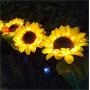 Solar LED Outdoor Lights | Sunflower Garden Lighting, Decorative Stake, Easy to Install, Large Realistic & Natural Looking Flowers for Courtyard, Front yard, Patio, Balcony, Entryway- 2Pc by 2BFFS.com