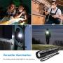 Flashlights, LED Tactical Flashlight S1000 - High Lumen, 5 Modes, Zoomable, Water Resistant, Handheld Light - Best Camping/Outdoor/Hiking/Flashlights/Gift-Giving/Emergency(Batteries Not Included)