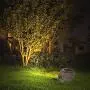 Solar Garden Rock Lights Outdoor,Ronana 2 Pack 10 LED Waterproof Solar Powered Rock Light with Ground Plug， Outdoor Landscaping Spotlights, for Indoor and Outdoor Decoration