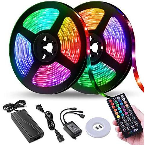 LED Strip Lights, Tenmiro 32.8ft Led Music Sync Color Changing Light with 40keys Music Remote Controller, Led Lights for Room, Bedroom, TV, Party