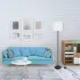 LED Floor Lamp Simple Design, Modern Floor Lamp with Shade, Floor Lamps for Living Room Bedroom Office Dining Room Kitchen, White Standing Floor Lamp (Without Bulb)
