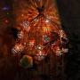 LOGUIDE Moroccan String Lights,Big Metal Globe String Lights with Remote Timer,Indoor Outdoor Battery Operated Fairy Lights for Wedding,Bedroom,Window,Garden,Patio Decorations,Rose Gold Ball 20 LEDs