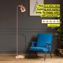JONATHAN Y JYL6113A Brandon 57'' Metal Task LED Floor Lamp, CopperContemporary Transitional for Bedroom, Living Room, Copper