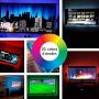 Segrass Led Strip Lights，32.8ft 5050 RGB 300 Led Rope Lights, IP20 Non Waterproof Color Changing with 20 Colors 8 Light,LED Lights Strips Kit with 44 Keys IR Remote Controller 12V Power Supply