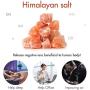 Himalayan Rock Crystal Salt Lamp,Natural Crystal Night Light USB Nightstand Lamps Nursery Lamps for Bedroom, Living Room,Kids Room,Office, Home Decor Gift