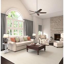 Hunter Builder Elite Indoor Ceiling Fan with Pull Chain Control, 52'', Brushed Nickel