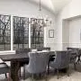 LNC Farmhouse Chandelier, Chandeliers for Dining Rooms, 6-Light Gold Wagon Wheel Chandelier for Living Room, Foyer, 27.5” Dia