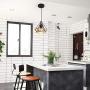 Pendant Light Vintage Style,Hanging lamp Black Light Hallway Industrial Lighting Fixtures Chandeliers for Dining Rooms Bedroom Kitchen Island Entryway