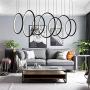 Modern Chandelier Circular LED Simple Pendant Ceiling Lighting for Dining Table