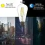 Yueximei ST64 Dusk to Dawn Light Sensor LED Bulb, Filament Lamp, 6W 60W Equivalent, E26 5000K, 650 Lumens, Auto On/Off, Indoor Outdoor Lighting Lamp for Porch, Garage, 4 Pack Yueximei ST64 Dusk to Dawn Light Sensor LED Bulb, Filament Lamp, 6W 60W Equivalent, E26 5000K, 650 Lumens, Auto On/Off, Indoor Outdoor Lighting Lamp for Porch, Garage, 4 Pack