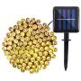 Solar String Lights Outdoor Waterproof, 39 ft 100-LED Solar Lights Outdoor, 8 Lighting Mode Solar Fairy Lights for Garden, Patio, Yard, Christmas Trees Wedding Party Decor (Warm White, 1 Pack)