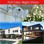 Sengled Floodlight Security Camera Outdoor Full HD 1080P Security Camera WiFi with Color Night Vision Motion-Activated Two-Way Talk Works with Alexa, Waterproof Cameras Surveillance Wireless (2 Pack)