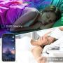 40 Feet Led Strip Lights, Color Changing Lights Strip Music Sync Bluetooth App Remote Control 5050 Led Lights with Built-in Mic Smart Led Lights for Bedroom Room TV Party DIY Decoration