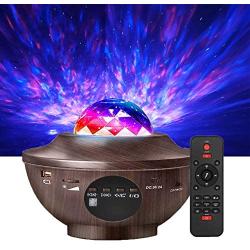 Star Night Light for bedroom, Galaxy Star Projector Ocean Wave Light Projector Gift for Adult Music Star Projector for Living Room Star Cloud for Bedroom Decoration Remote Control Adjustable Lightness