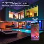 LED Lights Strip,Smart LED Lights 65.6ft/20M LED Color Changing Lights with APP Control, Remote and Control Box Music Sync LED Lights for Bedroom, Kitchen, Party (3 Ways Control)