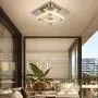Crystal Chandelier Lighting, LED Modern Ceiling Light Children Crystal Chandelier Not Dimmable Pendant Lamp LED K9 Crystal Ceiling Lamp Fixtures for Hallway, Bedroom, Kitchen, Kids Room