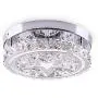 Star Ceiling Lamp Kids Crystal Light 29CM Flush Mount LED Star Moon Crystal Pendant Lamp Night Lights for Room Decor, Home Theater Lighting, or Bedroom Livingroom (Cool White)