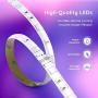 Govee LED Strip Lights 32.8ft Waterproof Color Changing Light Strips with Remote, Bright 5050 and Multicolor RGB LED Lights for Room, Bedroom, Kitchen, Yard, Party, Christmas (Packaging May Vary) Govee LED Strip Lights 32.8ft Waterproof Color Changing Light Strips with Remote, Bright 5050 and Multicolor RGB LED Lights for Room, Bedroom, Kitchen, Yard, Party, Christmas (Packaging May Vary)