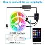 Daybetter 65.6ft Led Strip Lights Sync to Music with Remote Control (2 Rolls of 32.8ft)