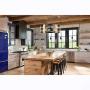 Farmhouse Ceiling Light 5-Light Rustic Wood Chandelier for Dinning Room Kitchen Island Living Room Bedroom