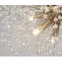 GDLMA Modern Sputnik Chandelier 8-Light Crystal Pendant Lamp for Bedroom,Dining Room,Living Room (Silver)