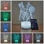 Spiderman Night Light for Kids Table Spiderman Lamp Christmas Present, 3D LED Illusion Lamp for Boys Bedroom Room Decoration, Remote Control Nightlight and Touch Light up (Spiderman Light) Spiderman Night Light for Kids Table Spiderman Lamp Christmas Present, 3D LED Illusion Lamp for Boys Bedroom Room Decoration, Remote Control Nightlight and Touch Light up (Spiderman Light)