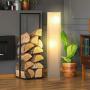 Brightech Horizon LED Floor Lamp for Living Rooms & Bedrooms – Mid Century Modern Minimalist, Ambient Light – Perfect for Beside The Bed or Office, Corner Lamp – Shimmering Beige Shade
