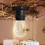 48FT LED Solar String Lights Outdoor, Waterproof Hanging Lights with 17 Shatterproof Vintage Edison Bulbs(2 Spare), Commercial Grade Patio Lights for Backyard Patio Porch Café by PARTPHONER 48FT LED Solar String Lights Outdoor, Waterproof Hanging Lights with 17 Shatterproof Vintage Edison Bulbs(2 Spare), Commercial Grade Patio Lights for Backyard Patio Porch Café by PARTPHONER