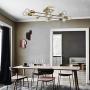 ELUZE Ceiling Light Fixture Industrial Metal Flush Mount Light Brushed Brass Ceiling Lamp with 8 Lights for Dining Room Kitchen Living Room Lighting ELUZE Ceiling Light Fixture Industrial Metal Flush Mount Light Brushed Brass Ceiling Lamp with 8 Lights for Dining Room Kitchen Living Room Lighting