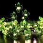 WSgift Tropical Cactus Decorative String Lights 13.85 Ft 40 Warm White LED Waterproof Battery Operated 8 Modes Cactus Lights for Holiday Parties Bedrooms Weddings Garden Decorations with Remote