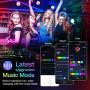 LED Strip Lights,32.8ft RGB LED Light Strip 5050 Smart Color Changing LED Strip Lights WiFi Waterproof LED Tape Lights Flexible 300 LEDs Strips Light Kit for Bedroom,TV,Cars