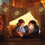Firework Lights, 8 Pack Starburst Lights LED Copper Wire Fireworks Lights Fairy Lights Christmas Fireworks Hanging Dimmable String 8 Modes Waterproof with Remote Control for Christmas Wedding Garden