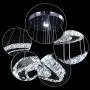 TongLan LED Modern Crystal Chandelier 19.7 x 11.8 inches Ceiling Pendant Light 2 Rings Adjustable Stainless Steel Lighting Fixtures Dining Room Living Room (White) TongLan LED Modern Crystal Chandelier 19.7 x 11.8 inches Ceiling Pendant Light 2 Rings Adjustable Stainless Steel Lighting Fixtures Dining Room Living Room (White)