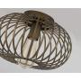 Farmhouse Antique Gold Flush Mount Ceiling Light Industrial Rustic Metal Cage Semi Flush Mount Light Fixture for Hallway Living Room Kitchen Entryway Bedroom Farmhouse Antique Gold Flush Mount Ceiling Light Industrial Rustic Metal Cage Semi Flush Mount Light Fixture for Hallway Living Room Kitchen Entryway Bedroom