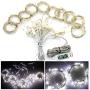 Window Curtain String Light 300 LED 8 Lighting Modes Fairy Lights Remote Control USB Powered Waterproof Lights for Christmas Bedroom Party Wedding Home Garden Wall Decorations (Cool White)