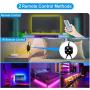 LED Strip Lights 55FT/17M for Infrared Sync Music TV, Bedroom, Kitchen Under Counter, Under Bed Illumination Family Atmosphere DIY Strip Light